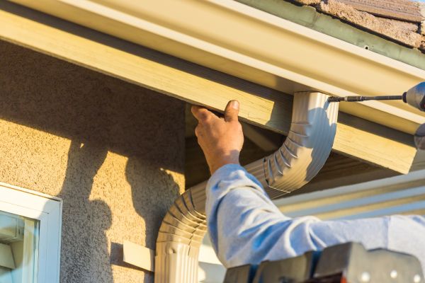 Aluminum Rain Gutter Service in Saint Johns